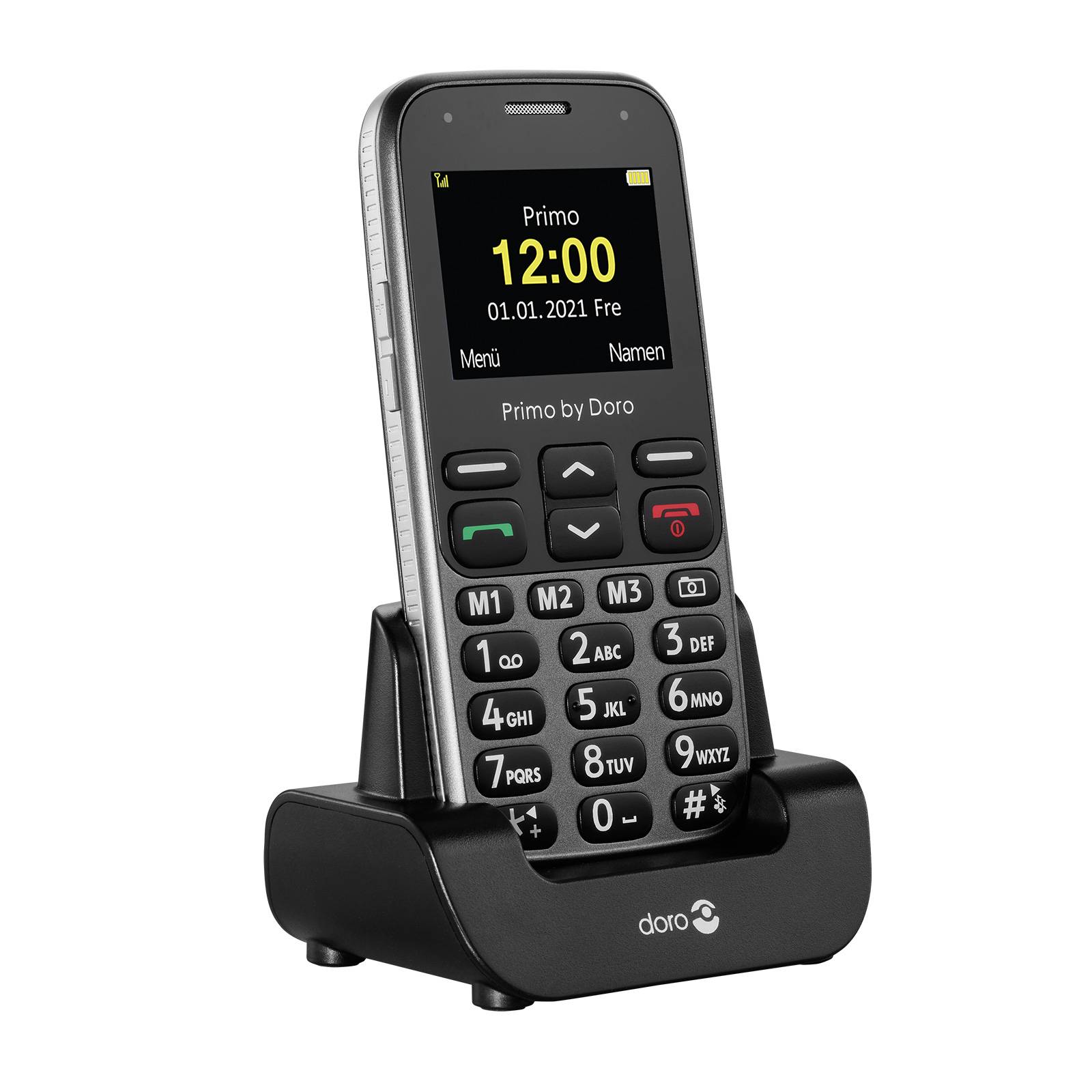 Primo by DORO 218 Senioren-Handy SOS Taste Schwarz