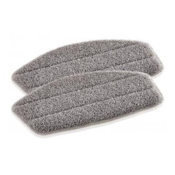 Leifheit 2er Set Ersatzpads Dampfreiniger CleanTenso, Dampfbesen Wischbezug für