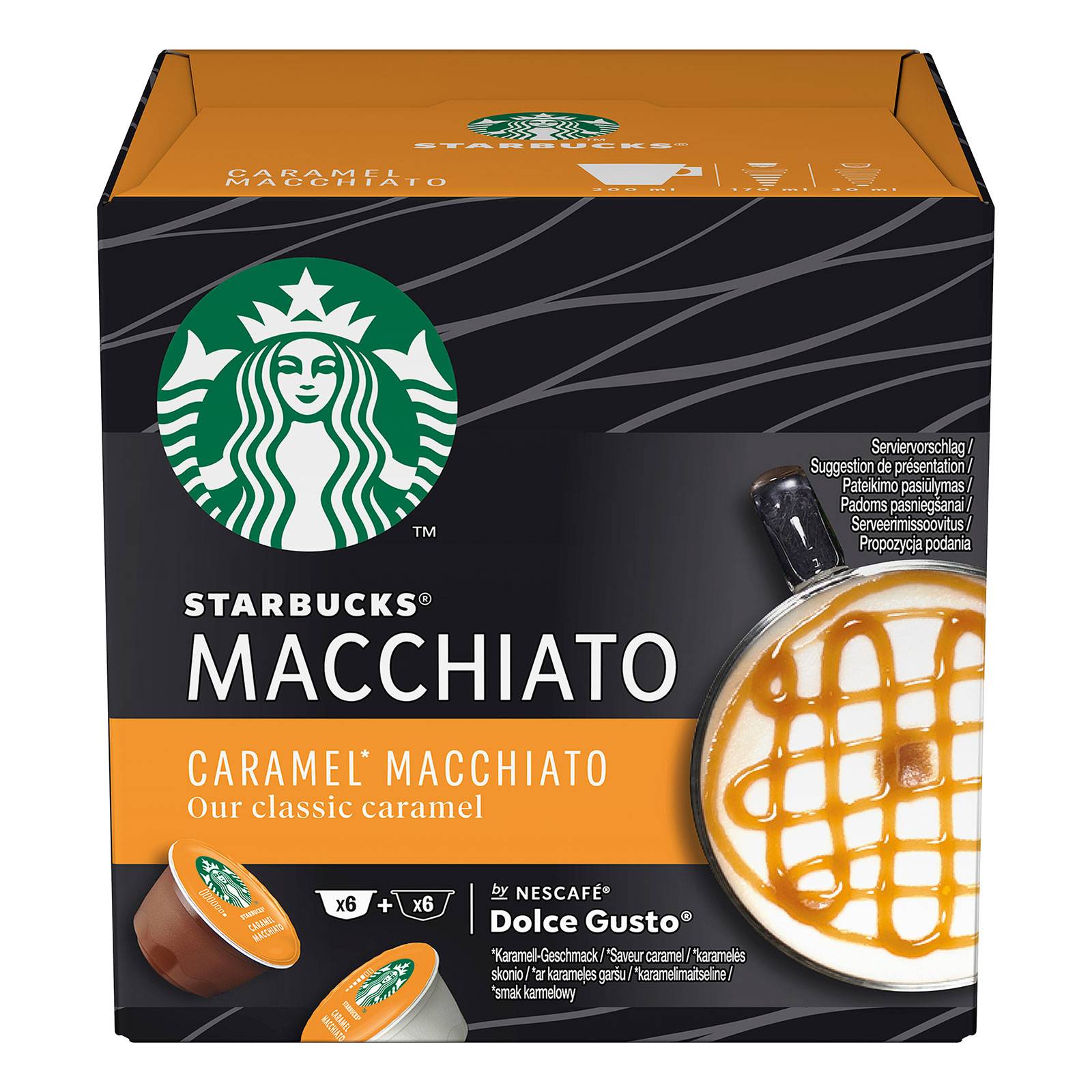 Nestle Starbucks Caramel Macciato by Nescafe Dolce Gusto