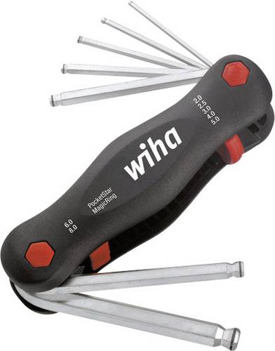 Wiha Innen-Sechskant Winkelschraubendreher-Set 2 mm, 2.5 mm, 3 mm, 4 mm, 5 mm, 6 mm, 8 mm 7teilig