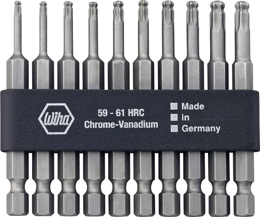 Wiha 32804 Bit-Set 10teilig Innen-TORX Kugelkopf