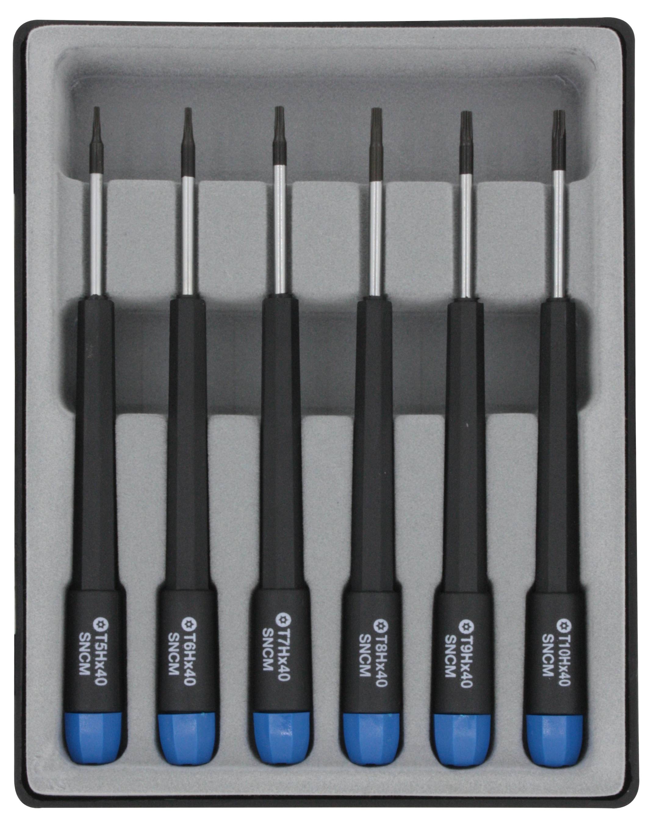Donau Elektronik Schraubendreher-Set 6teilig Innen-Sechsrund (TX)