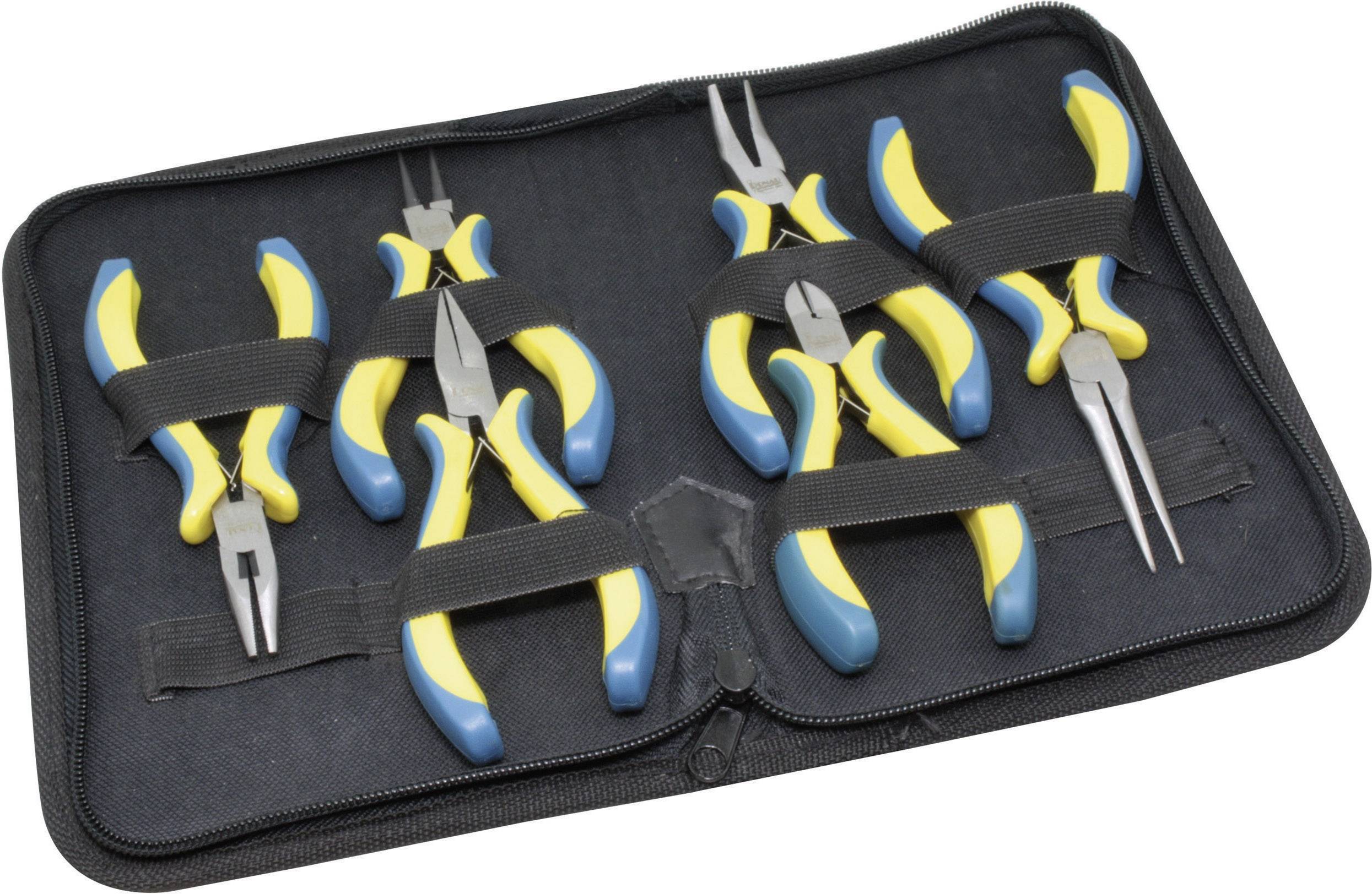 Donau Elektronik 3600 Elektronik- u. Feinmechanik Zangen-Set 6teilig