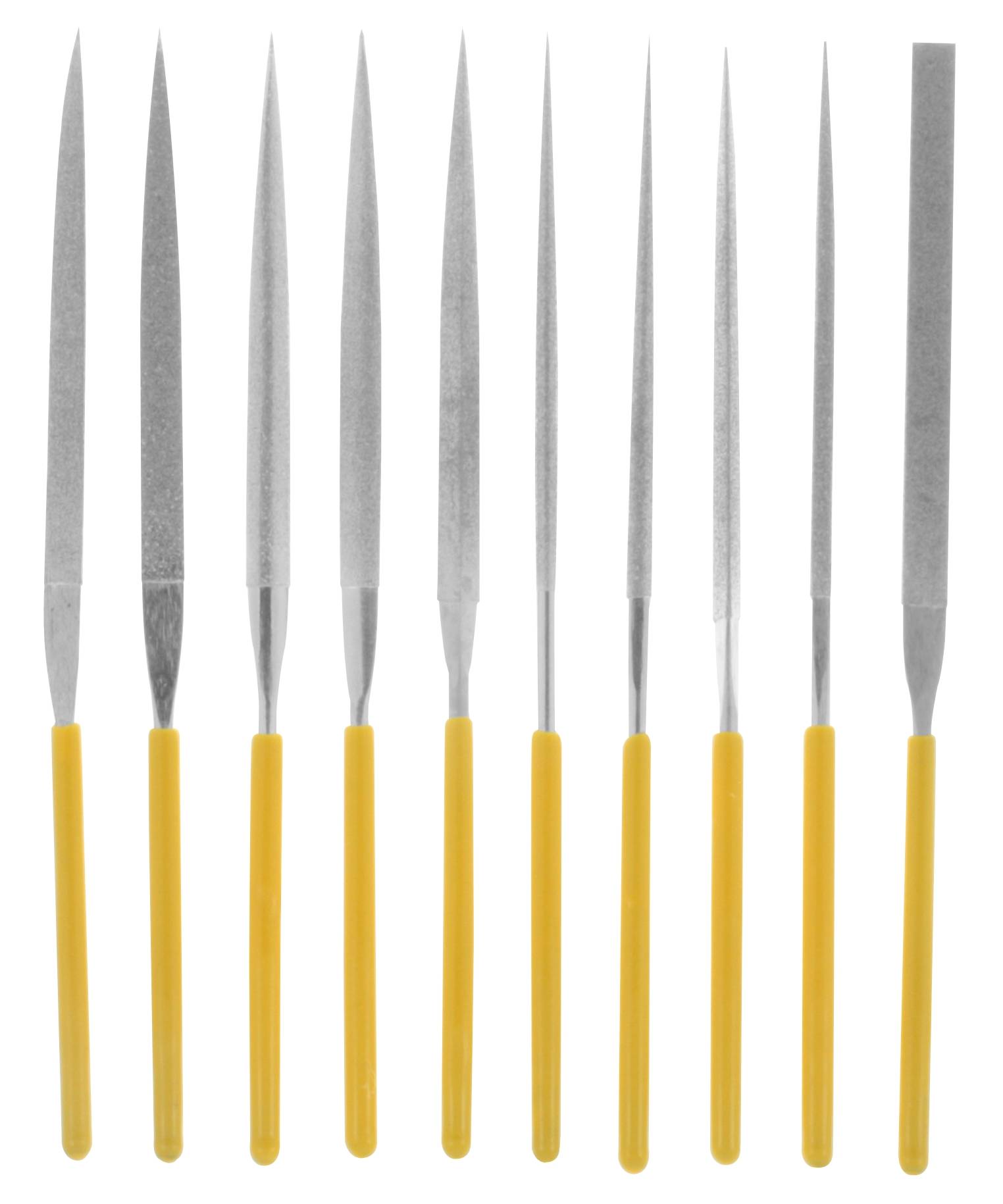 Donau Elektronik M53 Diamant Nadelfeilen 10-tlg Länge 140mm 1St.