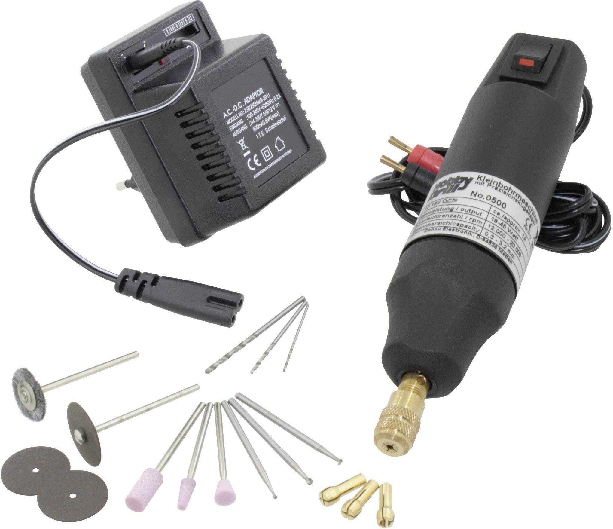 Donau Elektronik 0500V1 Multifunktionswerkzeug mit Zubehör 18teilig 45 W