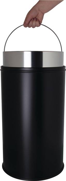 helit Abfallbehälter H2401495 50l schwarz