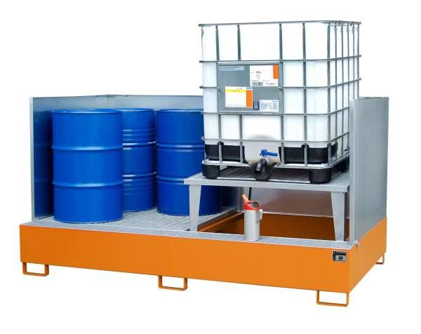 Auffangwanne AWA 21, lackiert, Gelborange