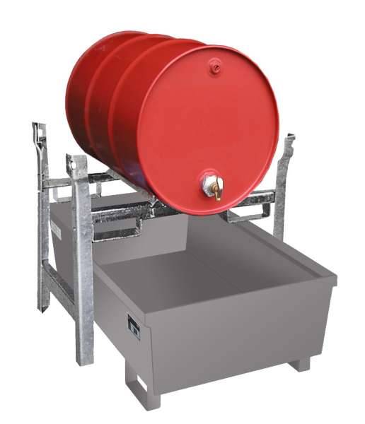 Fassregal FRA-1, lackiert, Mausgrau