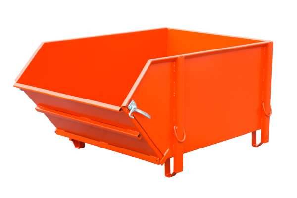 Baustoffbehälter BBK 100, lackiert, Feuerrot