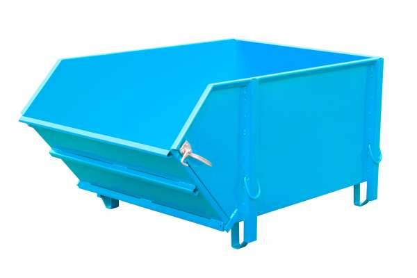 Baustoffbehälter BBK 100, lackiert, Lichtblau