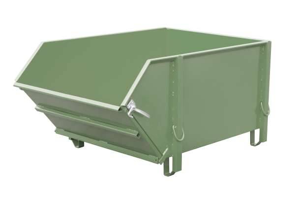 Baustoffbehälter BBK 100, lackiert, Resedagrün