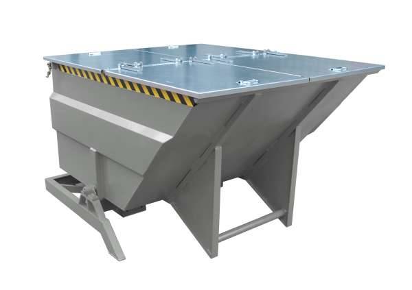 Kippbehälter BKC 200, lackiert, Mausgrau