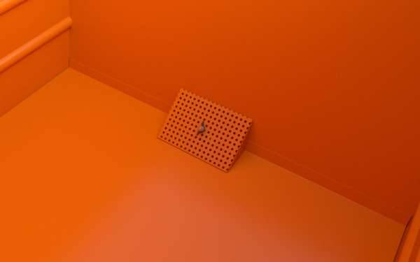 Späne-Stapelkipper BSS 55, lackiert, Gelborange