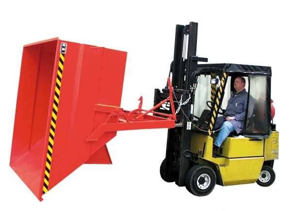 Kippbehälter BKC 300, lackiert, Feuerrot