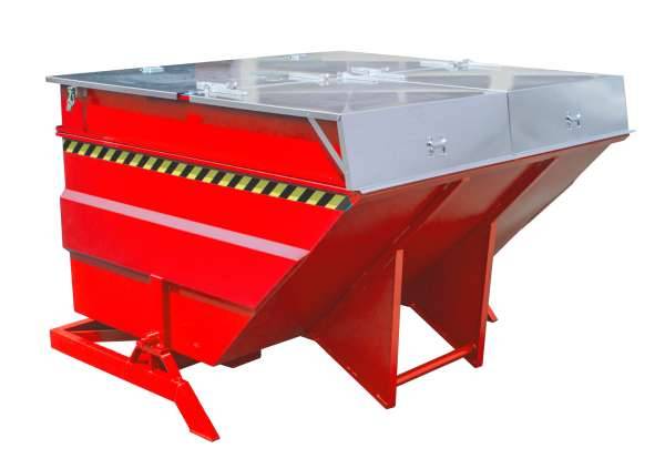 Kippbehälter BKC 400, lackiert, Feuerrot