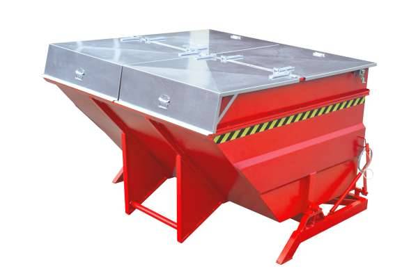 Kippbehälter BKC 400, lackiert, Feuerrot