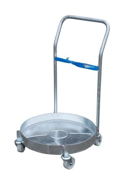 Fass-Rollwagen verzinkt 70 x 62 x 102,5 cm