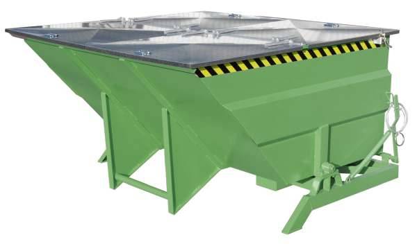 Kippbehälter BKC 300, lackiert, Resedagrün