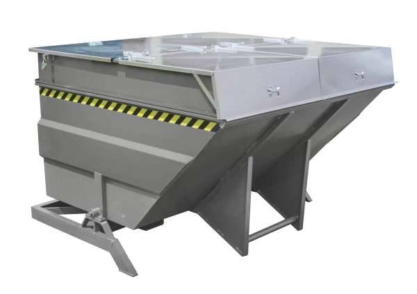 Kippbehälter BKC 400, lackiert, Mausgrau