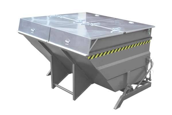 Kippbehälter BKC 400, lackiert, Mausgrau