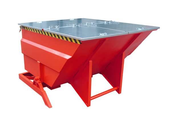 Kippbehälter BKC 200, lackiert, Feuerrot