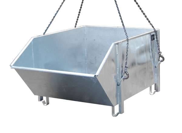 Baustoffbehälter BBG 100, feuerverzinkt