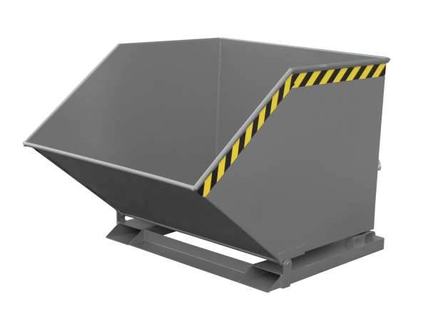 Späne-Kippmulde SKK 1000, lackiert, Mausgrau