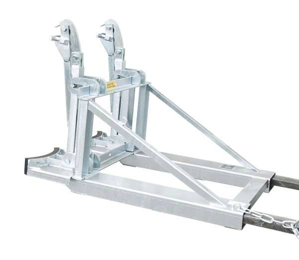 Stapler-Anbaugeräte Fasslifter verzinkt 118,5 x 96 x 92,5 cm