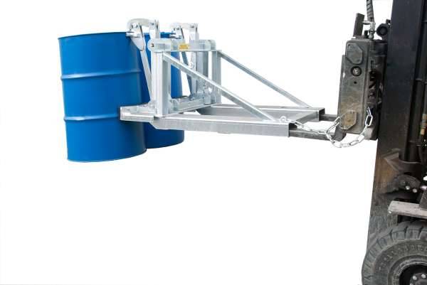 Stapler-Anbaugeräte Fasslifter verzinkt 118,5 x 96 x 92,5 cm