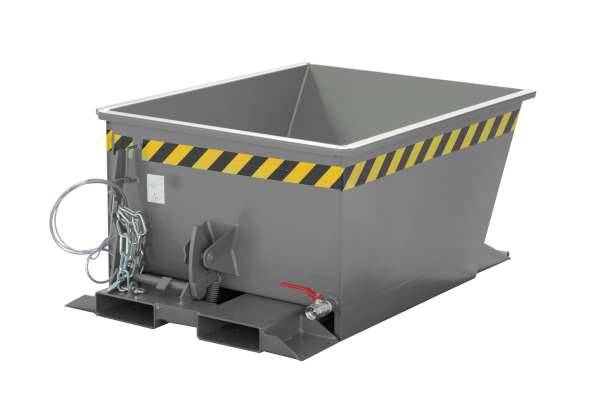 Spänebehälter SGU-RZ 30, lackiert, Mausgrau