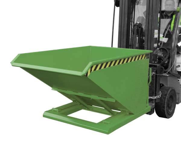 Kippbehälter NK 100, lackiert, Resedagrün