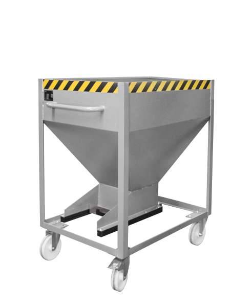 Silobehälter SR-D 375, lackiert, Mausgrau