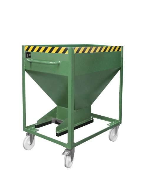 Silobehälter SR-D 375, lackiert, Resedagrün