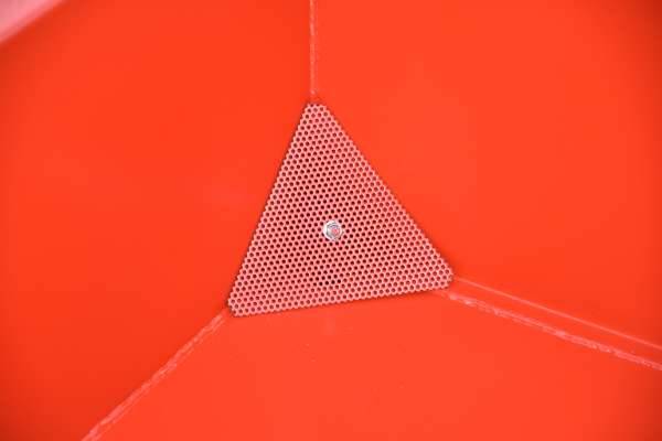 Mini-Spänebehälter SMGU 460, lackiert, Feuerrot