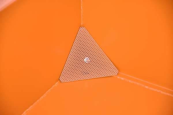 Mini-Spänebehälter SMGU 610, lackiert, Gelborange