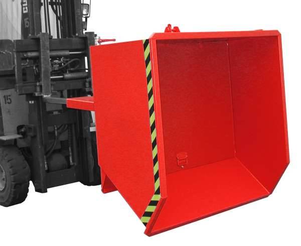 Spänebehälter SGU 75, lackiert, Feuerrot