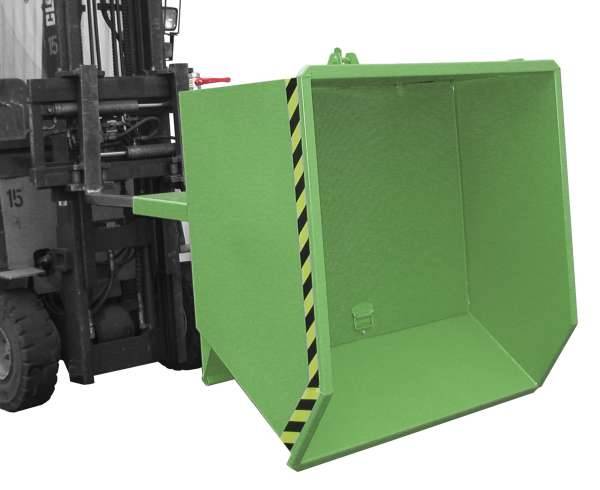 Spänebehälter SGU 75, lackiert, Resedagrün