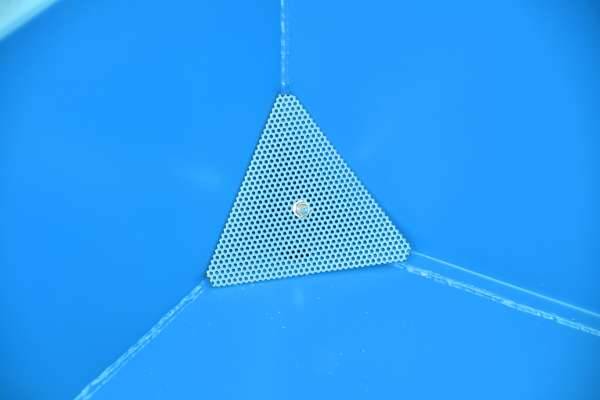 Mini-Spänebehälter SMGU 610, lackiert, Lichtblau