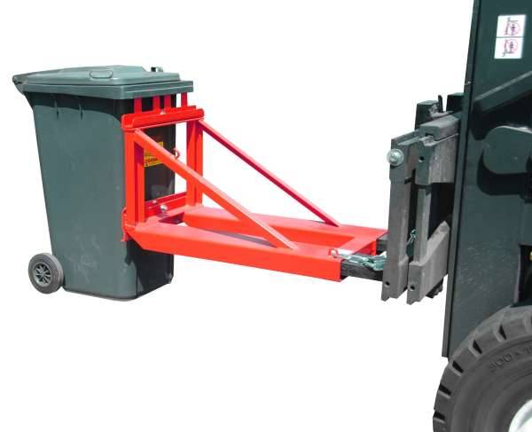 Mülltonnen-Heber MH-I, lackiert, Feuerrot