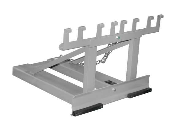 Mülltonnen-Heber MH-II, lackiert, Mausgrau