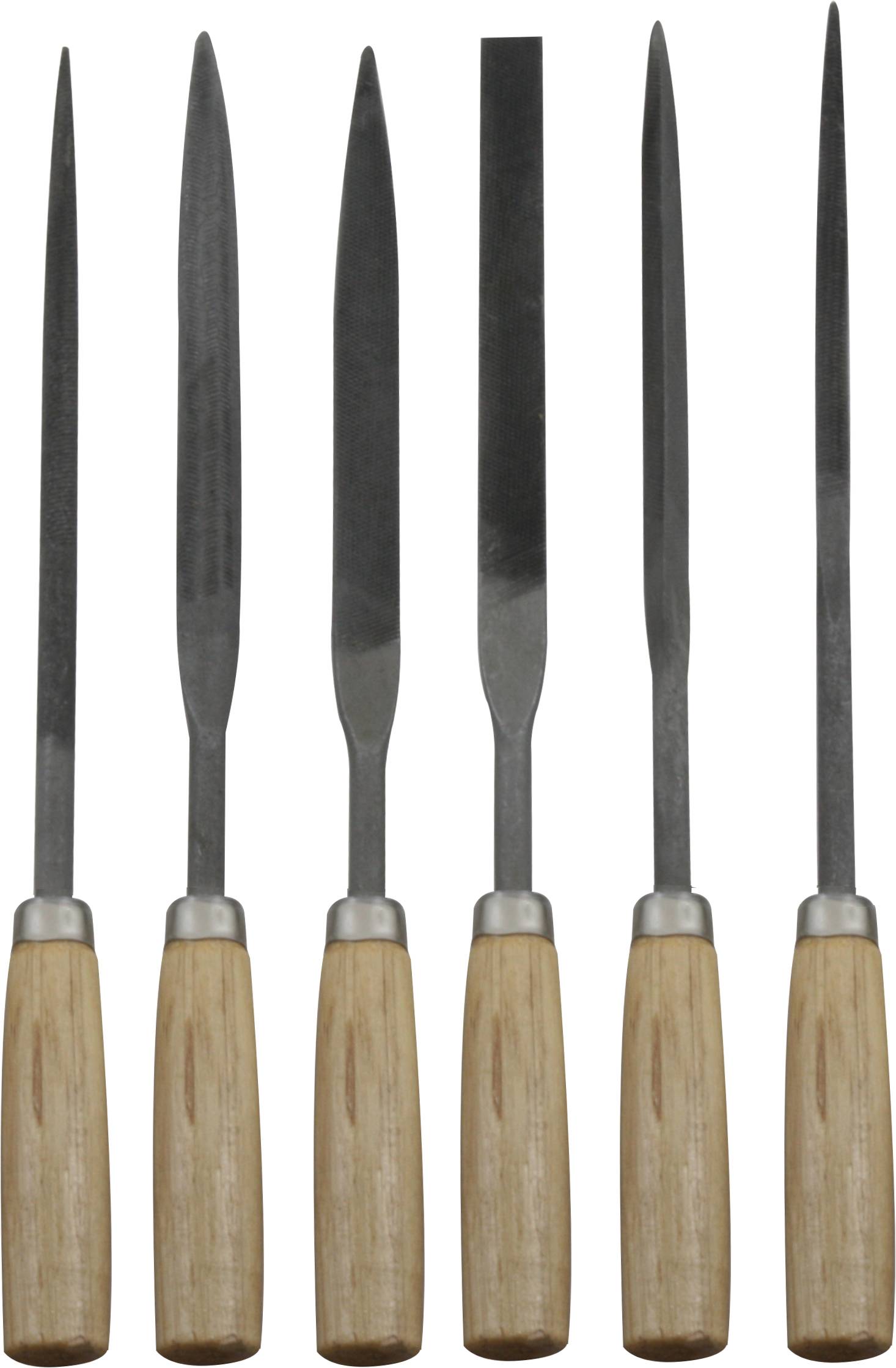 Donau Elektronik M59 Schlüsselfeilen Set 6-tlg Länge 170 mm 1 St.