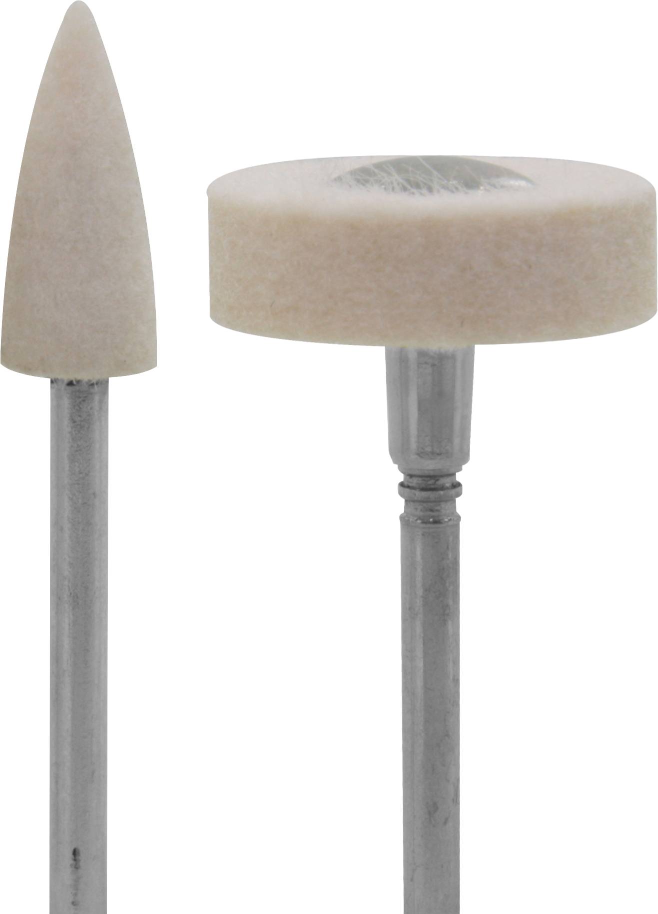 Donau Elektronik 1651 Filzpolierstift & Filzpolierscheibe 1St.