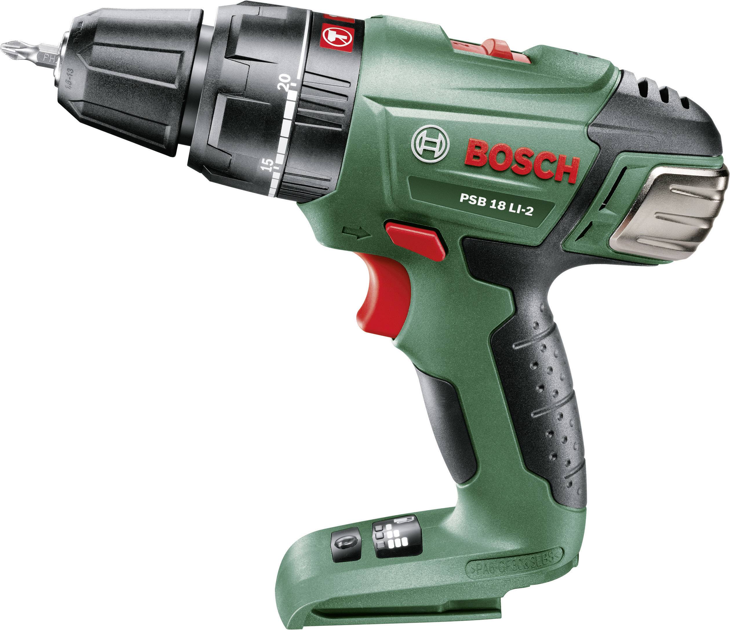 Bosch Home and Garden PSB 18 LI-2 Akku-Schlagbohrschrauber 18V Li-Ion ohne Akku