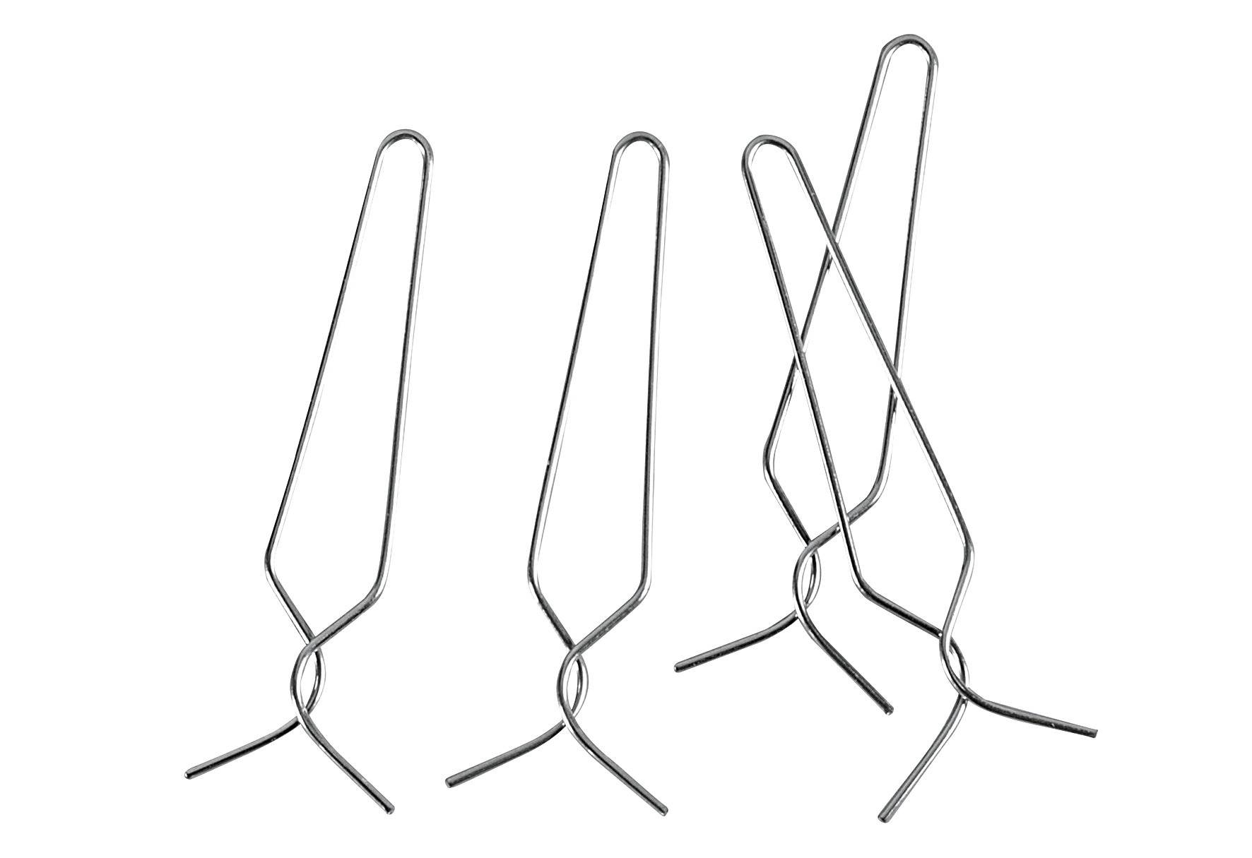 Riffelmacher 14369 - Flux Plus Aufhänger, 50 Stück, Silber, aus Metall,
