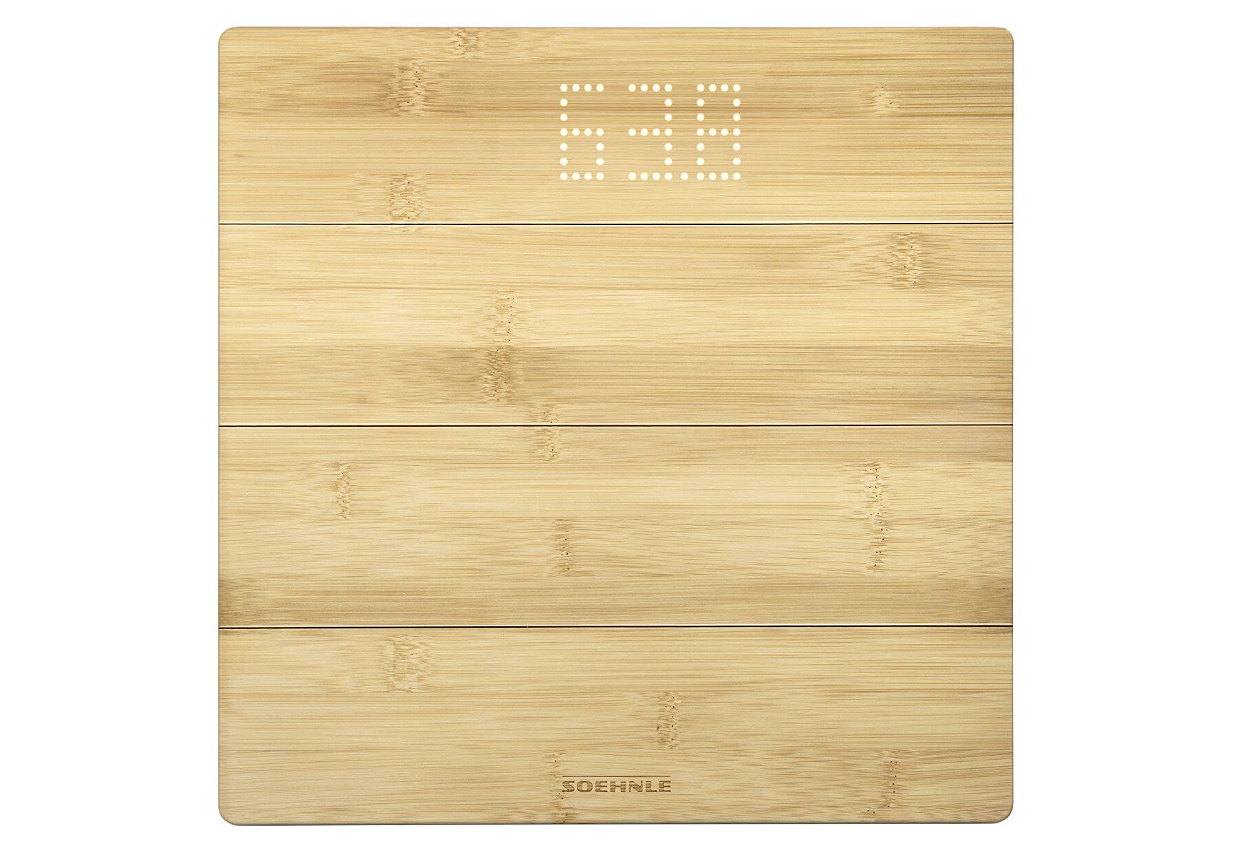 Soehnle Style Sense Bamboo Magic Personenwaage 63880 digital Wägebereich (max.)=180 kg Holz