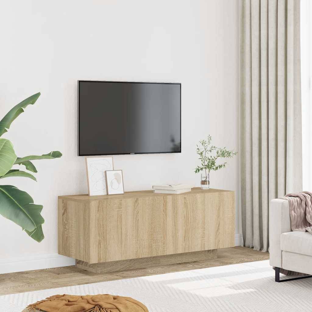 vidaXL TV-Schrank Sonoma-Eiche 100x35x40 cm Holzwerkstoff