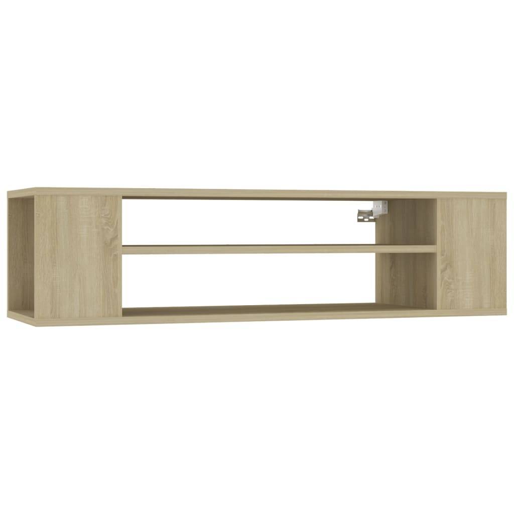vidaXL TV-Hängeschrank Sonoma-Eiche 100x30x26,5 cm Holzwerkstoff