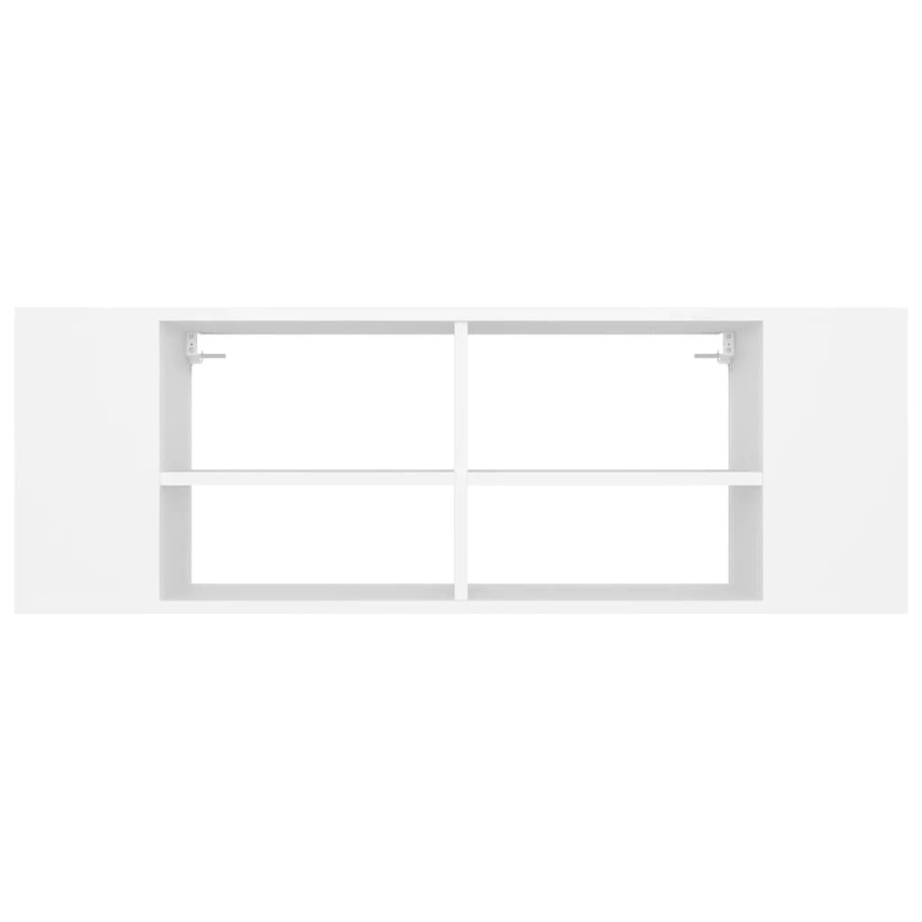 vidaXL TV-Wandschrank Weiß 102x35x35 cm Holzwerkstoff