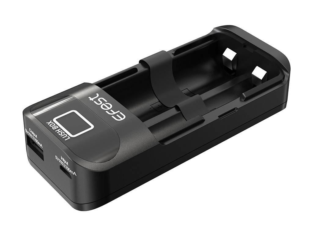 Efest 18650 3,6V -3,7V Lush Box Powerbank Ladegerät für Lithium Ionen Akkus