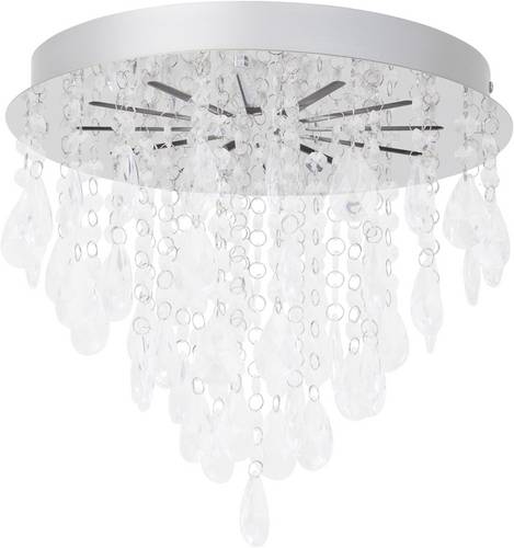 Brilliant Alica Alica LED-Deckenleuchte Chrom, Transparent 15W Warm-Weiß